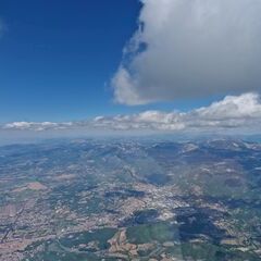 Flugwegposition um 11:00:04: Aufgenommen in der Nähe von 02020 Belmonte in Sabina, Rieti, Italien in 2864 Meter
